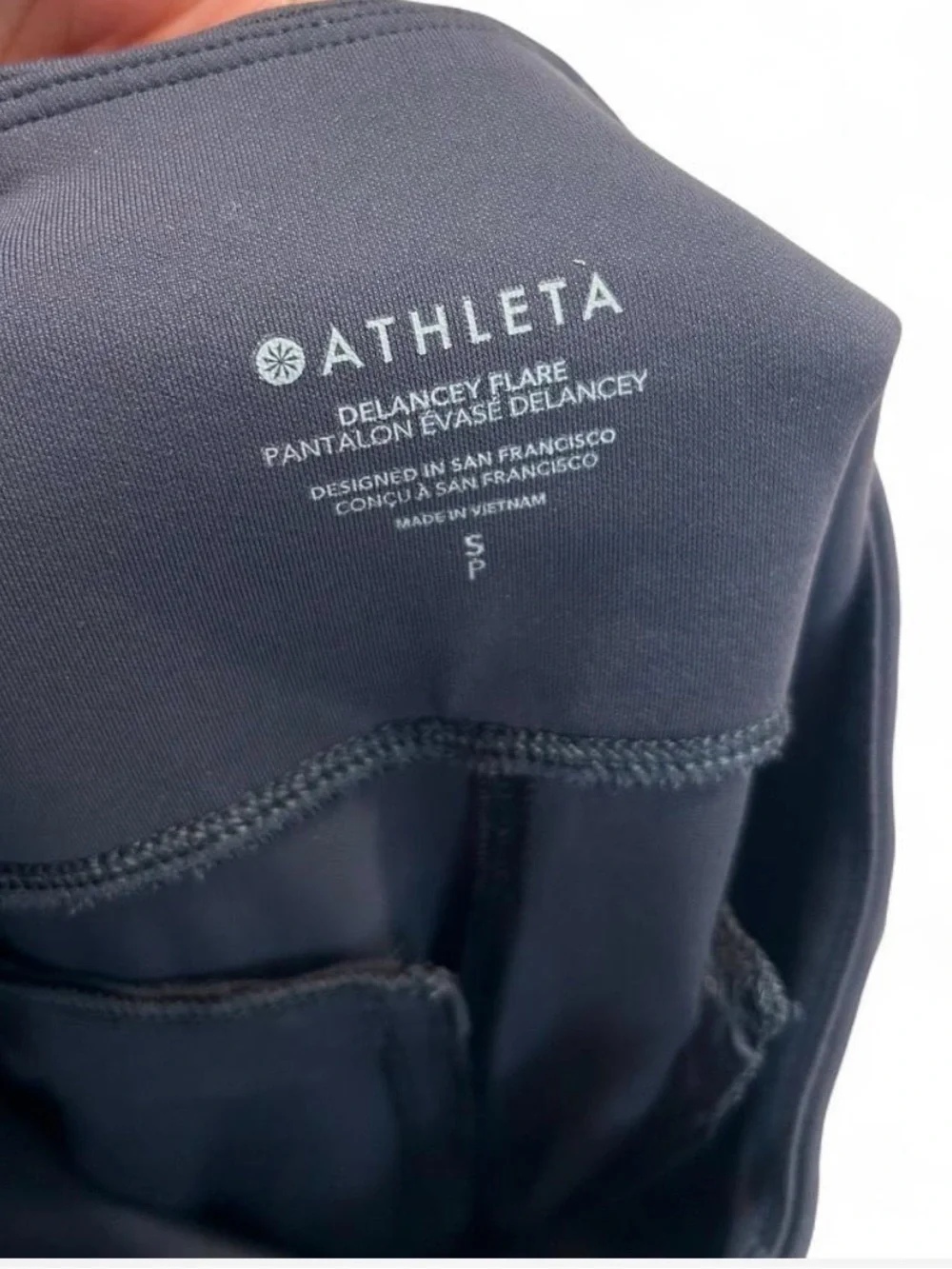 Athleta Black High-Rise Flare Pants